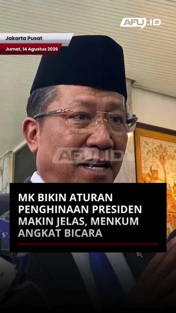 MK Bikin Aturan Penghinaan Presiden Makin Jelas, Menkum Angkat Bicara