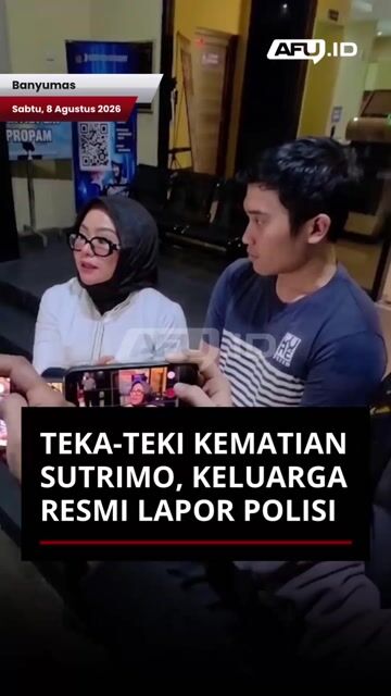 Teka-teki Kematian Sutrimo, Keluarga Resmi Lapor Polisi